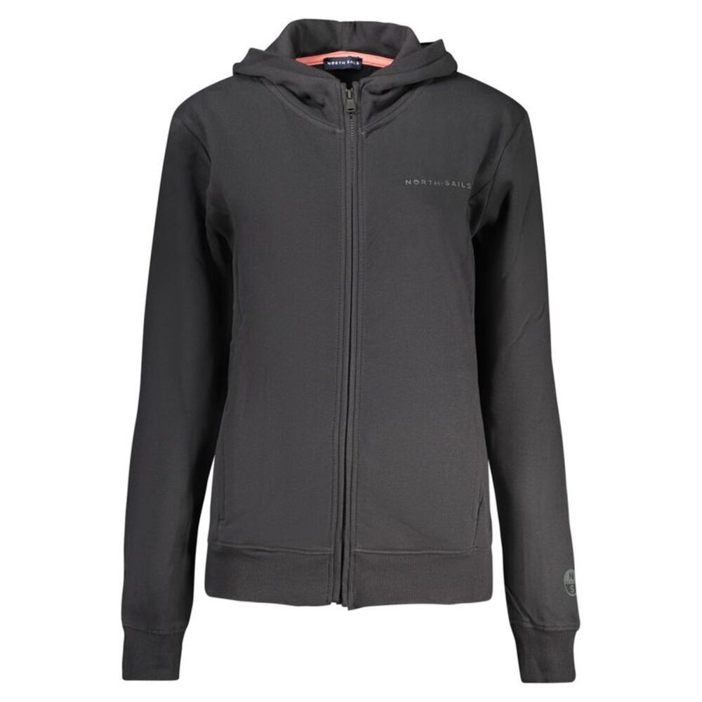 North Sails Black Cotton Women Women's Hoodie